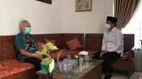Mardiono, Anggota Wantimpres Saat Bersilaturahmi Dengan Tokoh Banten. (Selasa, 23/03/2021). (Liputan6.com).