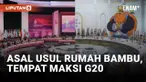 Rumah Bambu, Tempat Makan Siang Para Pemimpin G20