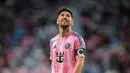 Hasil tersebut membuat Inter Miami gagal menempel pimpinan klasemen MLS saat ini, Nashville. Messi dkk kini menempati posisi ketiga dengan raihan 19 poin pada klasemen sementara. (AFP/Getty Images/Giorgio Viera)