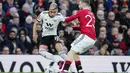 Berkat hasil ini, Man United pun berhak melenggang ke babak semifinal untuk menghadapi Brighton di Wembley. (AP Photo/Jon Super)