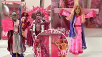 Boneka Barbie yang dirilis menyerupai Tuhan Yesus dan Bunda Maria di Argentian menuai protes. (Twitter/@nypost)