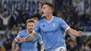 Namun tim tuan rumah mampu membalas. Masing-masing gol disarangkan oleh Ciro Immobile, Felipe Anderson dan Sergej Milinkovic-Savic. (Alfredo Falcone/LaPresse via AP)