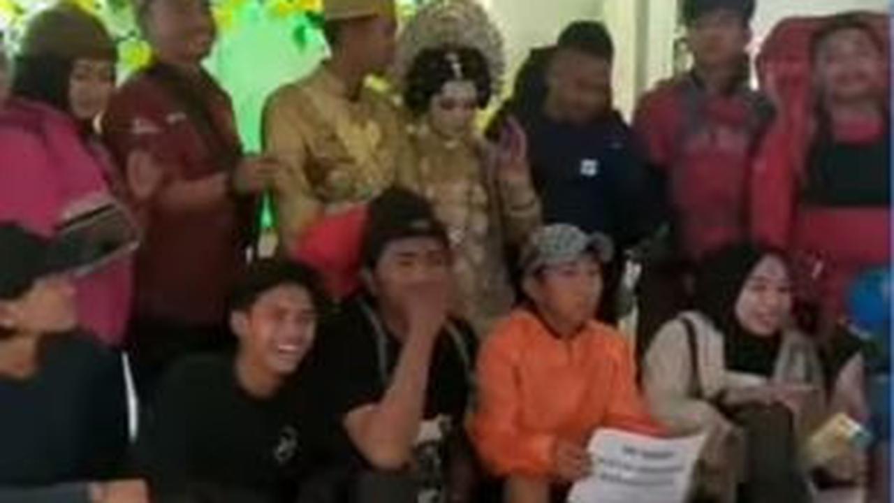 Outfit anak gunung yang kondangan bikin salah fokus. (Foto: Tangkapan layar IG @mountnesia)