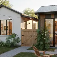 Rancangan Rumah Kecil yang Nyaman untuk Bisnis/Gemini AI.