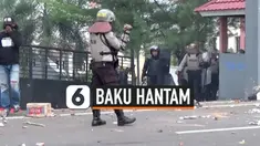 thumbnail baku hantam polisi mahasiswa