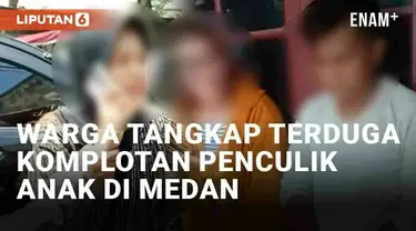 Warga di Jl. Jahe, Perumnas Simalingkar, Kota Medan dibuat heboh oleh penangkapan terduga penculik anak.Dua wanita dan satu pria ramai-ramai diamankan warga usai diduga berupaya menculik seorang balita. Pelaku diketahui melancarkan aksinya saat balit...