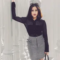 Inspirasi tampilan sweet untuk rayakan Valentine. (prillylatuconsina96/instagram)