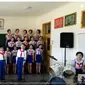 Bikin Bangga, Anak Sekolah di Korea Utara Bawakan Lagu Indonesia Halo-halo Bandung.&nbsp; foto: Youtube Jaka Parker