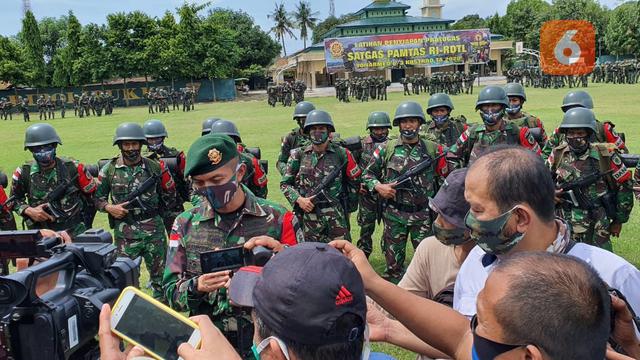 Nama Danyonarmed 6/3 Kostrad, Mayor Arm Andang Radianto (Liputan6.com/Fauzan)