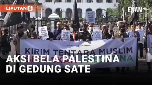 VIDEO: Ormas Islam se-Jawa Barat Gelar Aksi Bela Palestina