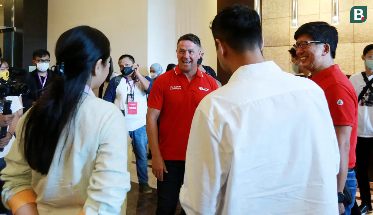 Raffi Ahmad pun mengundang Michael Owen untuk mengunjungi kediamannya untuk merayakan ulang tahun putra sulung Raffi, Rafathar Malik Ahmad, yang jatuh pada 15 Agustus. (Bola.com/M Iqbal Ichsan)