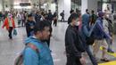 Selain penambahan jumlah perjalanan, KAI Commuter juga melakukan optimalisasi kecepatan perjalanan. (Liputan6.com/Herman Zakharia)