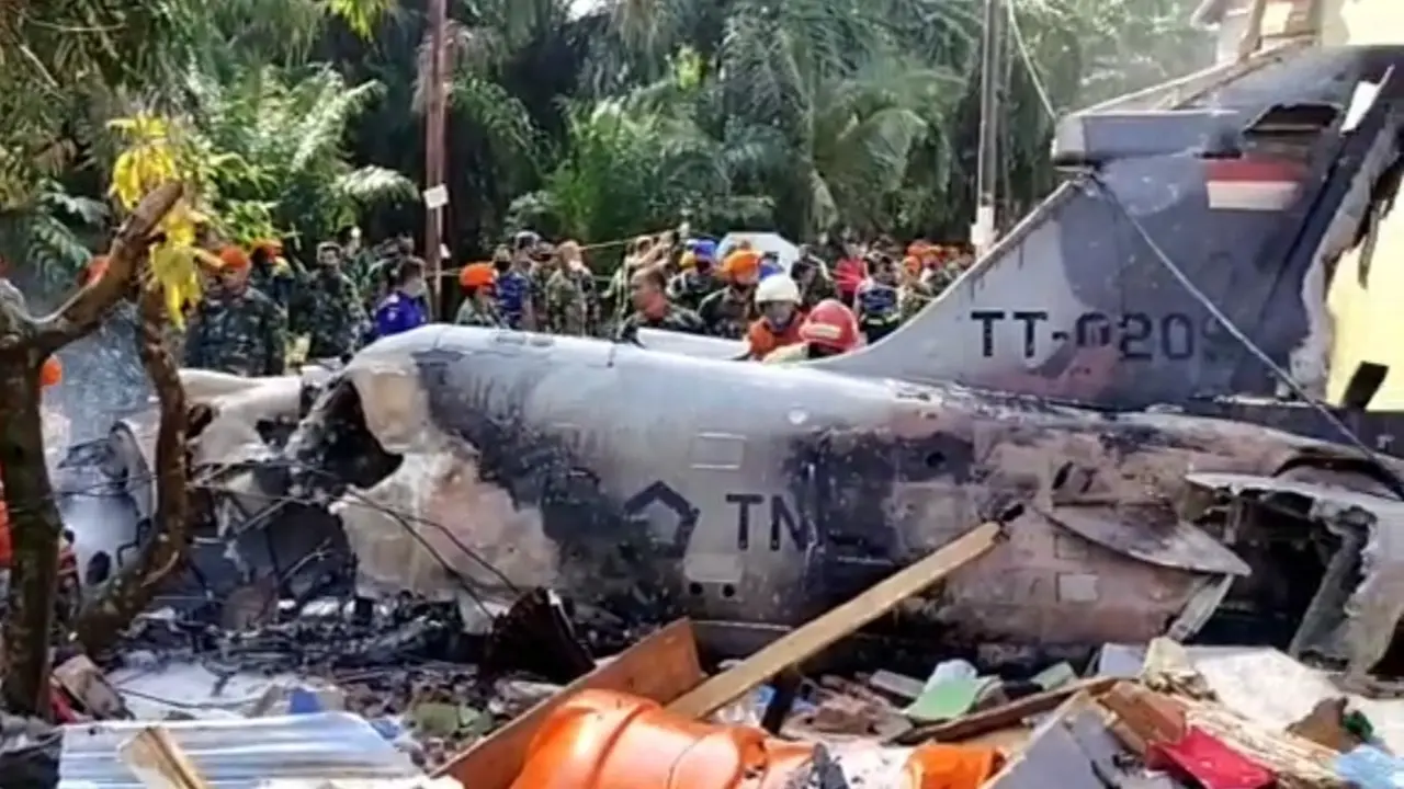 Pesawat TNI AU Jatuh