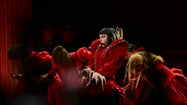 Konser Lady Gaga di Brasil. (Pablo PORCIUNCULA / AFP)