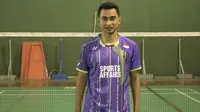 Pebulutangkis putra Indonesia, Tommy Sugiarto. (Bola.com/Vitalis Yogi Trisna)