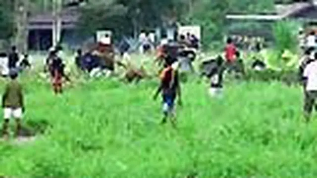 Bentrok di Kwamki, Puluhan Orang Terluka