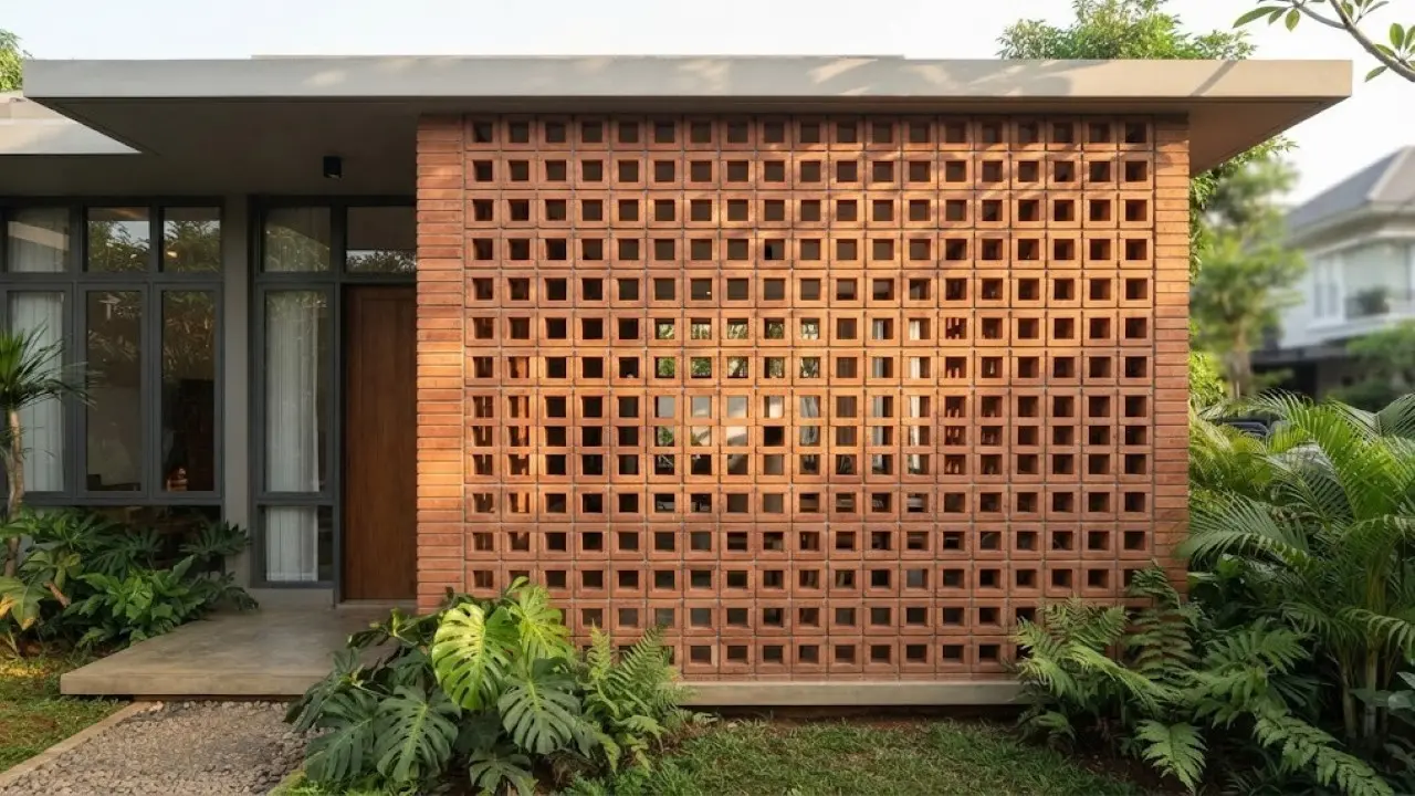 Inspirasi Dinding Bata Berongga untuk Ventilasi Rumah Minimalis