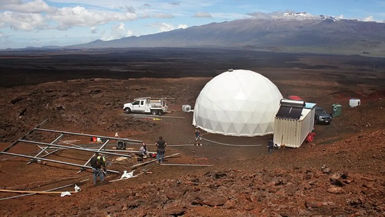 Kubah tempat tinggal manusia di Mars