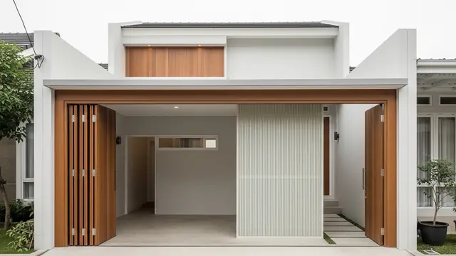Model Rumah Kecil dengan Kamar Asisten Rumah Tangga