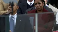 Barack dan Michelle Obama di inagurasi Donald Trump. (Foto: The Hill)