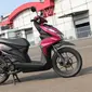 All-new Honda BeAT tetap mempertahankan identitas desain bergaya ramping dan dinamis pada setiap sisi bodi. (Liputan6.com)