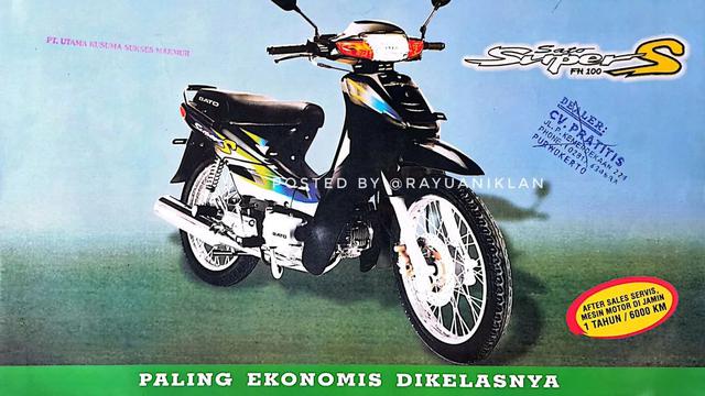 Motor cina mirip Supra Bapak (Instagram/@rayuaniklan)