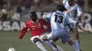 Andy Cole, striker MU ini berada di posisi ke-8 top skorer MU di Liga Eropa dengan 19 gol. (AFP Photo/Pascal Guyot)