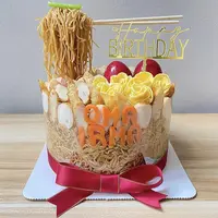 kue ulang tahun yang sedang tren di Singapura, mirip mi goreng Indonesia/dok. Instagram  Nyonya Pantry Sg