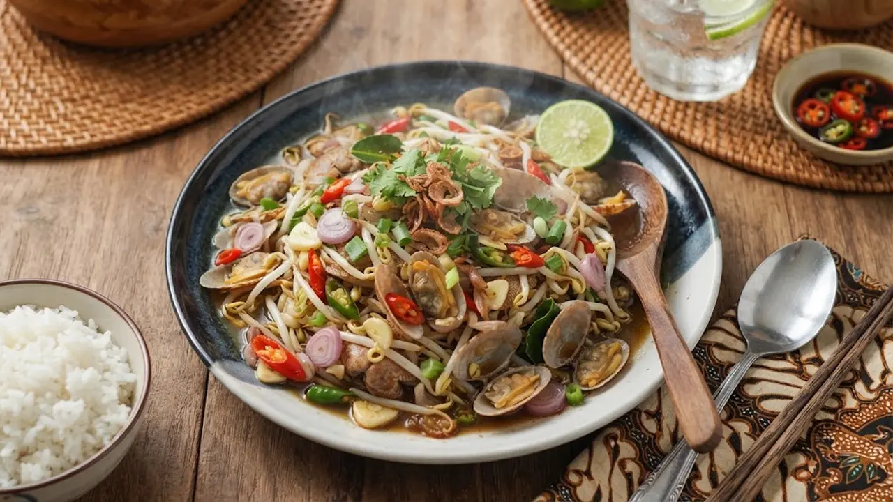 Resep Tumis Tauge Kerang Gurih