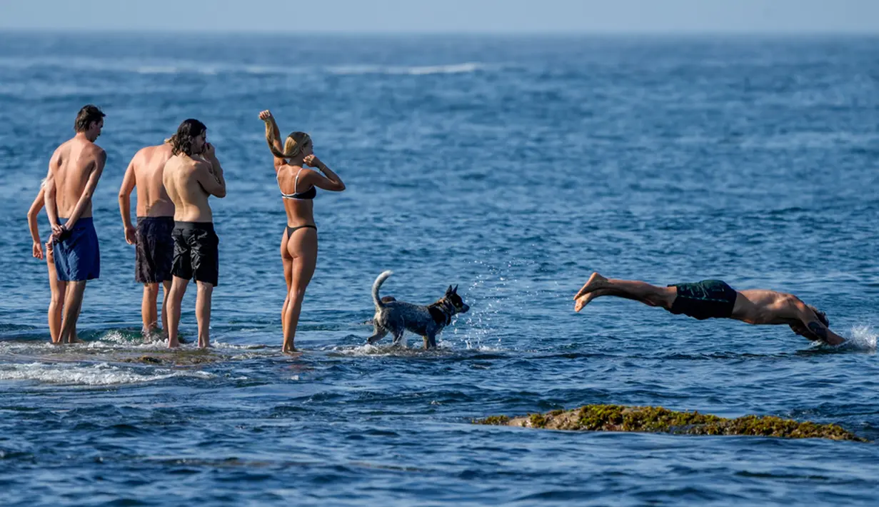 Biro cuaca Australia mengonfirmasi pada bulan September bahwa pola cuaca El Nino sedang terjadi, sehingga menyebabkan kondisi lebih panas dan kering. (AP Photo/Mark Baker)