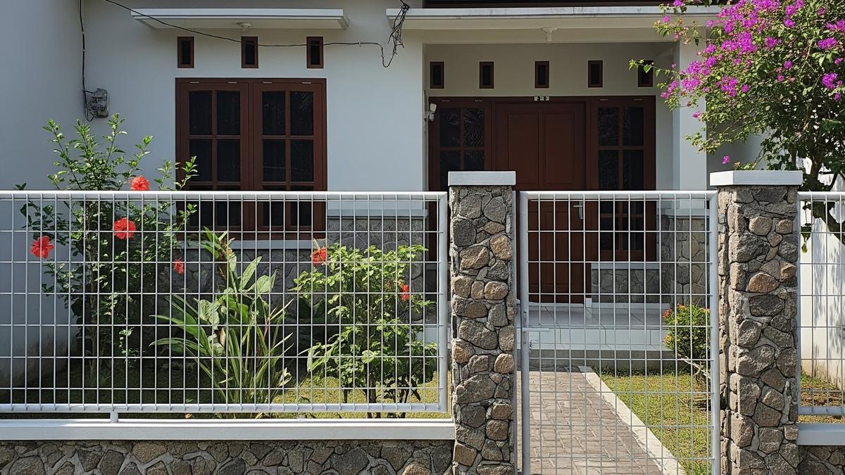 9 Model Pagar BRC untuk Rumah di Kampung, Solusi Tahan Lama dan Estetik