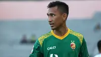Zulkifli Syukur, bek Sriwijaya FC di Liga 2 2019. (Bola.com/Aditya Wany)