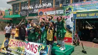 SMKN 1 Garut juara 1 kejuaraan futsal SMK-SMA se Jawa Barat (Liputan6.com/Jayadi Supriadin)