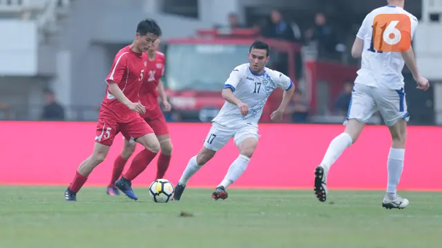 PSSI Anniversary Cup 2018: Uzbekistan VS Korea Utara