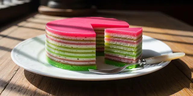 Resep Kue Lapis Tanpa Tepung Tapioka, Tetap Kenyal dan Lembut