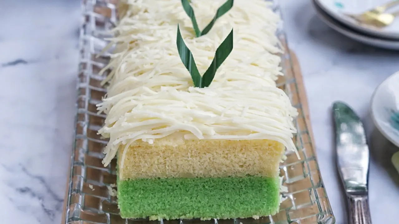 bolu pandan vanilla