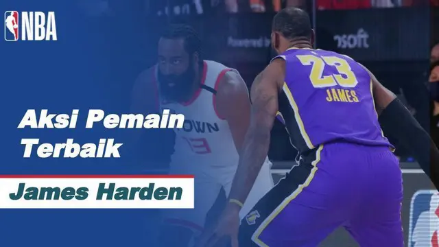 VIDEO: Aksi-Aksi Terbaik James Harden Saat Houston Rockets Kalahkan Los Angeles Lakers di Semifinal NBA