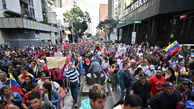 Sehari Usai Penangkapan, Pendukung Nicolas Maduro Gelar Aksi Protes di Caracas
