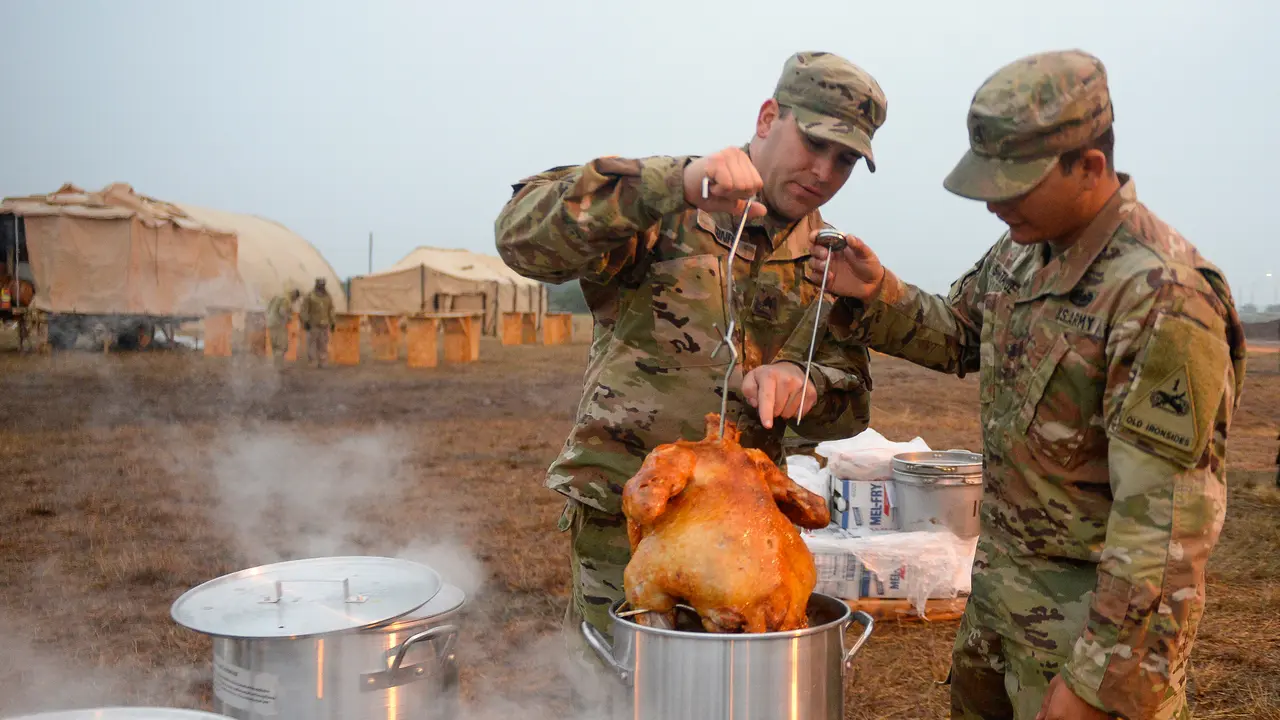 Cara Tentara AS Rayakan Thanksgiving di Perbatasan