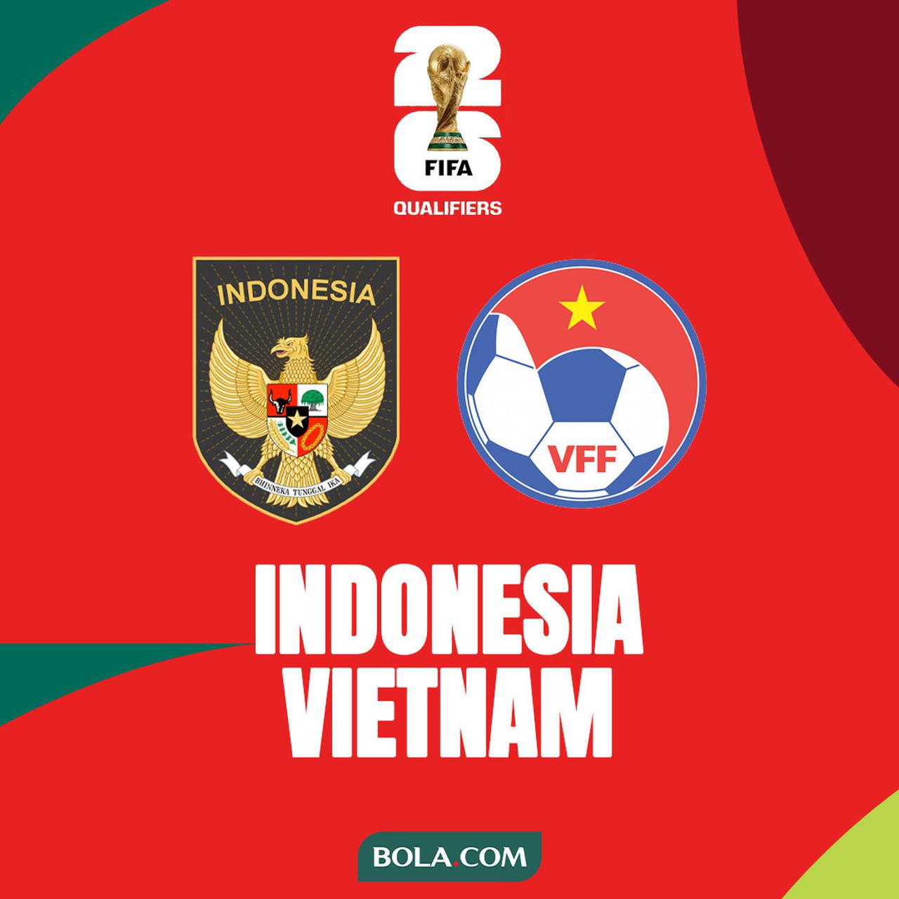 Timnas Indonesia Vs Vietnam di Kualifikasi Piala Dunia 2026 dalam Angka ...