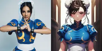 Anya Geraldine kembali tampil dengan gaya berani saat kenakan kostum halloween tahun ini [@anyageraldine]