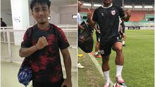 Dua pemain eks bintang Persebaya Surabaya, Andik Vermansyah dan Muhammad Taufik untuk kedua kalinya akan saling berhadapan sebagai musuh di lapangan hijau. (Bola.com/Nandang Permanan)