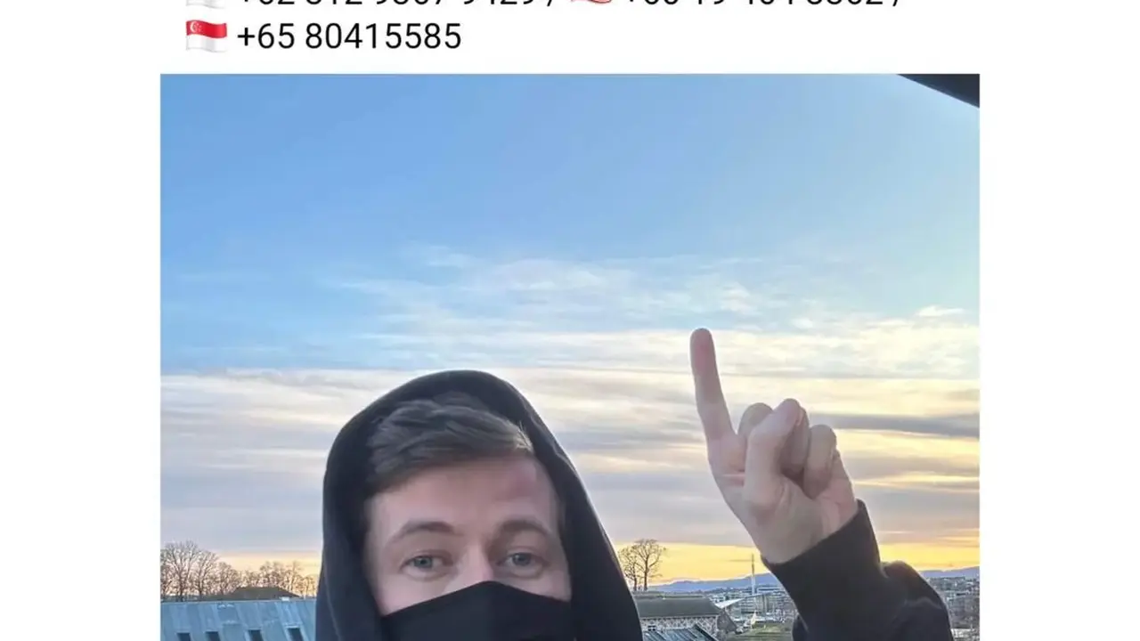 Alan Walker bagikan nomor WhatsApp lokal. [Foto: X/alanwalker]