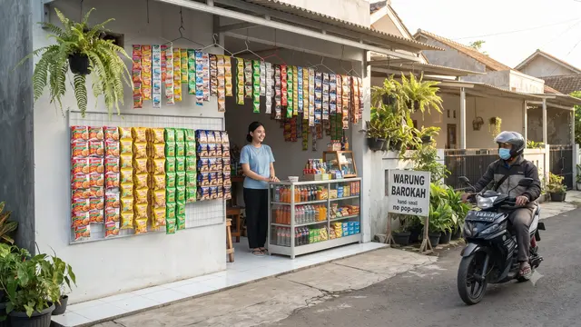 Cara Membuat Warung Depan Rumah Terlihat Menarik