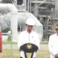 Presiden Joko Widodo (Jokowi) akhirnya meresmikan proyek kilang gas raksasa Tangguh Train 3 di Papua Barat, Jumat (24/11/2023) pagi.