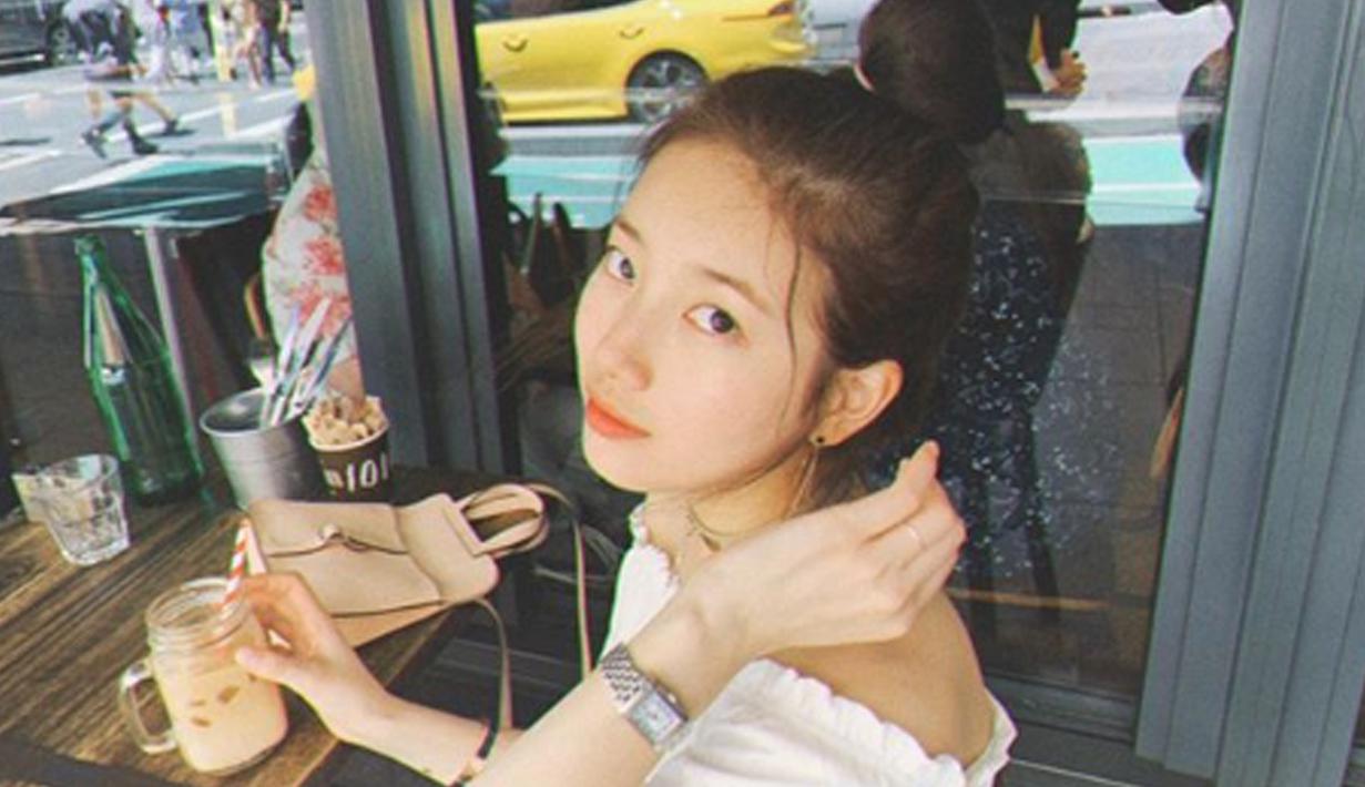 Foto Penampilan Cantik Bintang Korea Bae Suzy Tanpa Makeup Showbiz Liputan6 Com