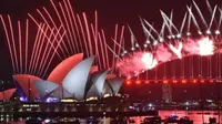 Kembang api malam tahun baru 2019 di Sydney (AFP PHOTO)
