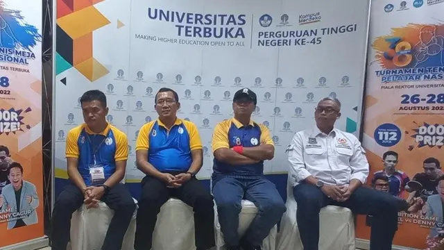 Bangkitkan Tenis Meja Indonesia, Turnamen Antar Pelajar Digelar Universitas Terbuka