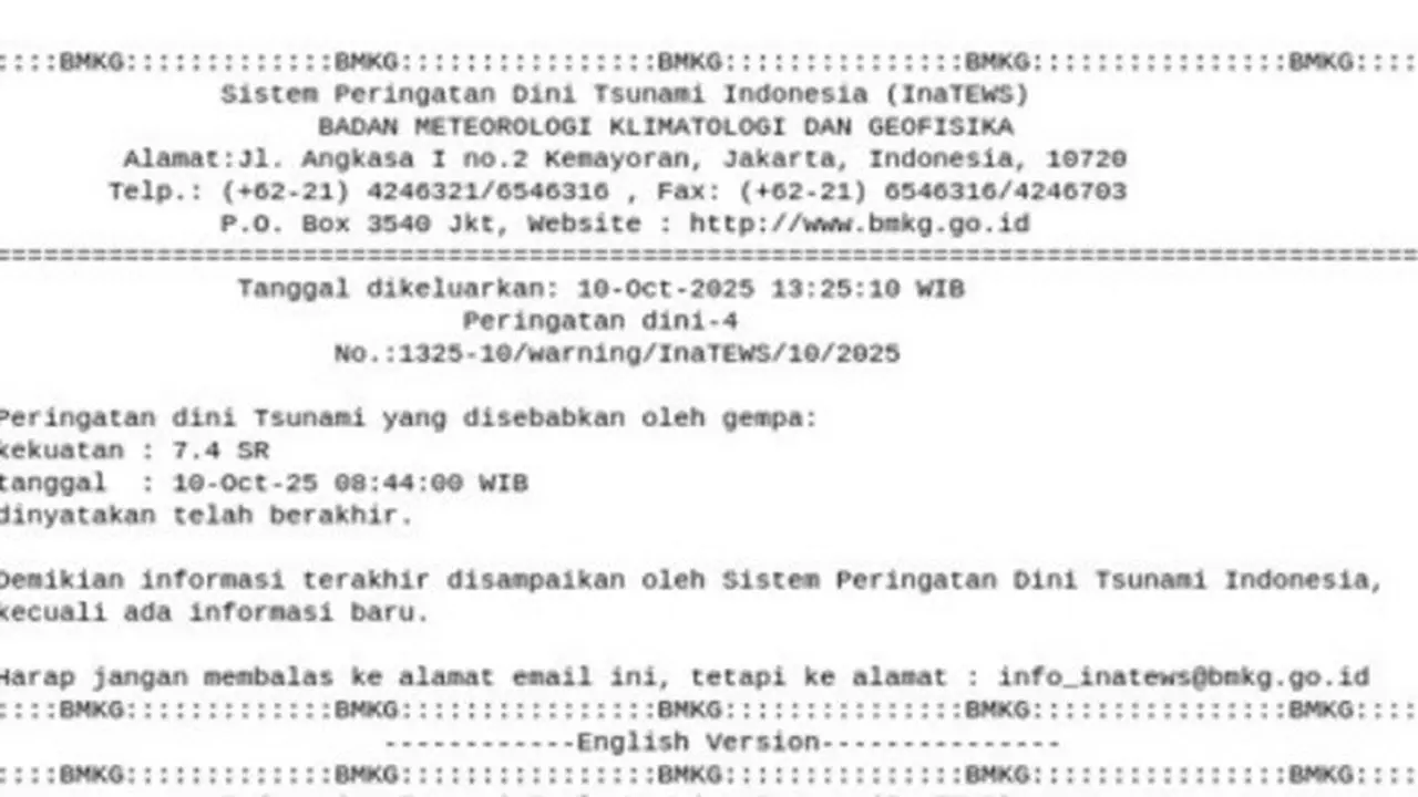 Peringatan Tsunami