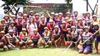 Liga 2: Persik Membangun Kebersamaan Lewat Arung Jeram